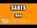 Reik - Sabes (Versión Karaoke)