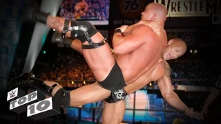 The Rock s most iconic Rock Bottoms WWE Top 10