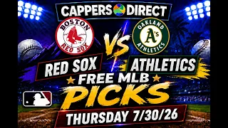 Red Sox vs Athletics FREE MLB Picks Prediction Today Thursday 26 Best Bet