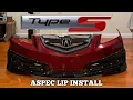 INSTALLING A TYPE-S LIP ON BASE MODEL ACURA TL