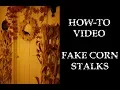 Yard Prop How-To Fake Corn Stalks