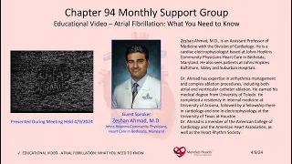 Educational Atrial Fibrillation - What You Need to Know