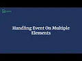 JavaScript Handle Click Events on Multiple Elements with Parameters