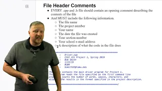 File Header Comments