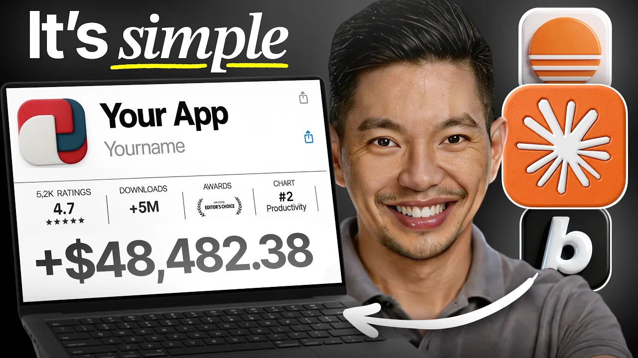 The SIMPLEST Way to Build an App with AI in 2026: video thumbnail