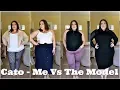 WHAT CATO LOOKS LIKE ON A PLUS SIZE BODY ME VS THE MODEL PLUS SIZE TRY-ON HAUL
