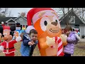 BLUEY BINGO Christmas INFLATABLE