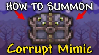 How to Summon Corrupt Mimic in Terraria 1 4 4 9 Corrupt Mimic Terraria