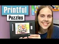 How I Made My Art into Puzzles - Printful Puzzle Review
