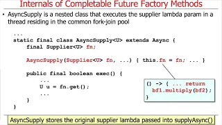 Advanced Java CompletableFuture Features Factory Method Internals