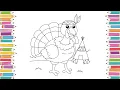 Turkey Coloring Pages for Kids Educational Entertaining s