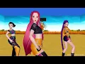 [MMD] Telephone / Lady Gaga, Beyoncé - Huntrix Rumi, Zoey, Mira dance Kpop Demon Hunters Huntr/x