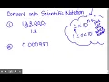 Decimal Form to Scientific Notation