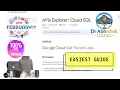 APIs Explorer Cloud SQL FEB 2026