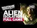 Download Lagu Alien Isolation - Nightmare Difficulty | Full Game Walkthrough | PS4 HD | No Commentary