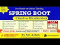 Spring Boot Microservices Session - 06 Ashok IT