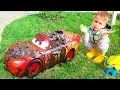 Download Lagu Nikita and Red Toy Car Wash