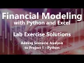 Adding Scenario Analysis to Project 1 - Python