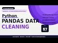 Data Cleaning in Python Pandas Data Cleaning Tutorial HNM Technologies