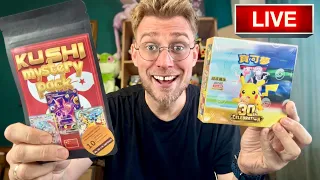 CHIŃSKIE POKEMON 30th i POWRÓT MYSTERY PACKÓW ! (Booster Break na żywo)