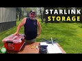 HOW TO EASILY STORE YOUR STARLINK DISHY FOR TRAVEL USING A HUSKY 12 GALLON STORAGE CONTAINER
