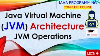 L4 Java Virtual Machine JVM Architecture JVM Operations Java Programming Lectures in Hindi