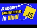 Boolean in JavaScript Javascript for beginners True or False