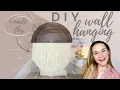 DIY Yarn Wall Hanging Boho and Modern Wall Decor Ep