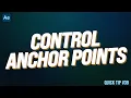 After Effects Anchor Point CRASH COURSE Adobe After Effects Quick Tip