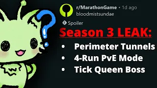Marathon s Season 3 Leak Situation Is Crazy