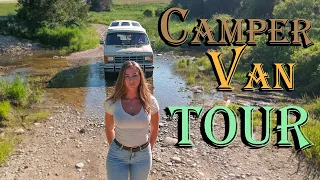 80’s Vintage CAMPER VAN TOUR – VANLIFE