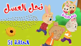 زين وزينة قصص اطفال قصص قبل النوم الحلقة 51 قصة نحل العسل 