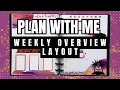Back to School Weekly Overview Layout from Live Love Posh