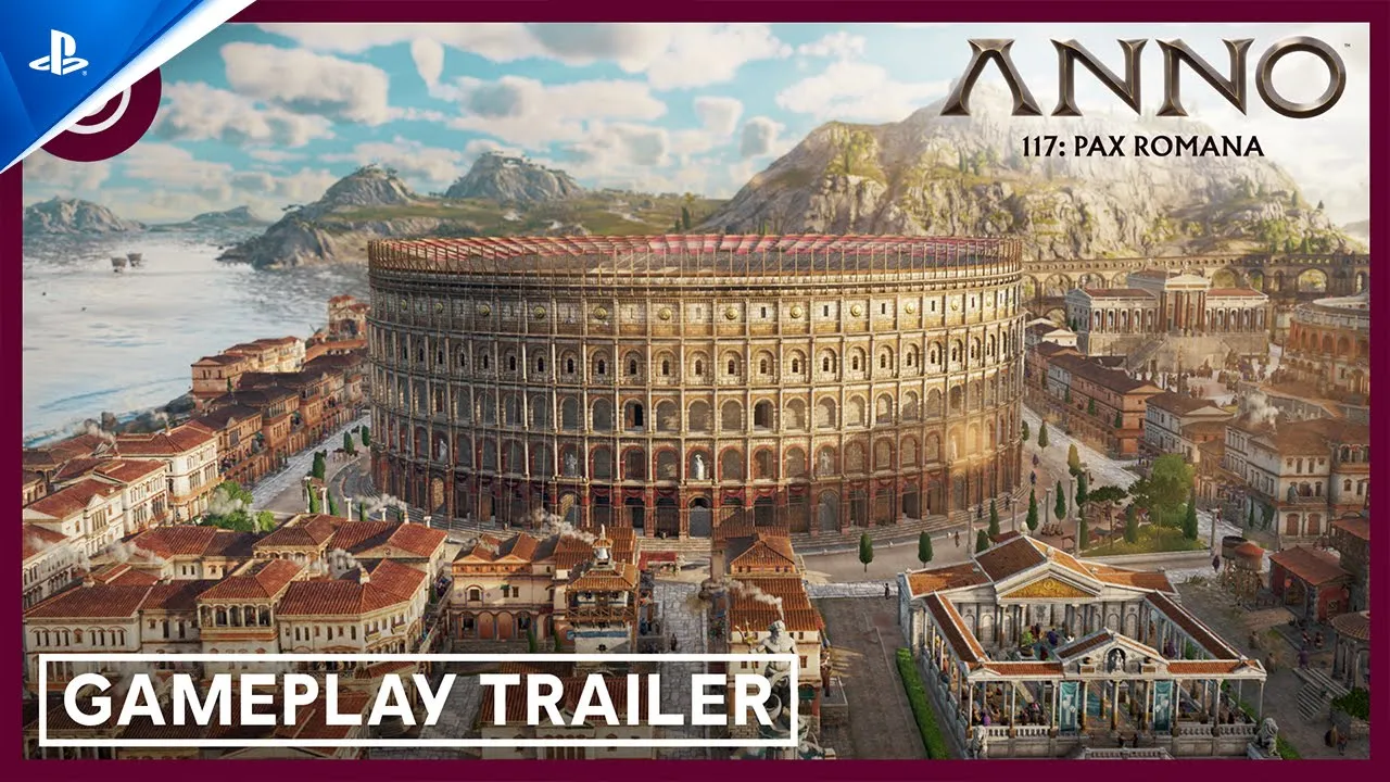 Anno 117: Pax Romana - Gameplay Trailer | PS5 Games