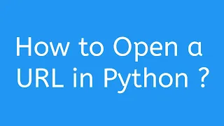 how to open a url in python how to open a link in python webbrowser module