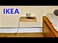 Ikea floating shelf installation floating nightstand