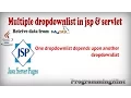 HOW TO FILL MULTIPLE DROPDOWNLIST IN JSP AND SERVLET WITH MYSQL DATABASE