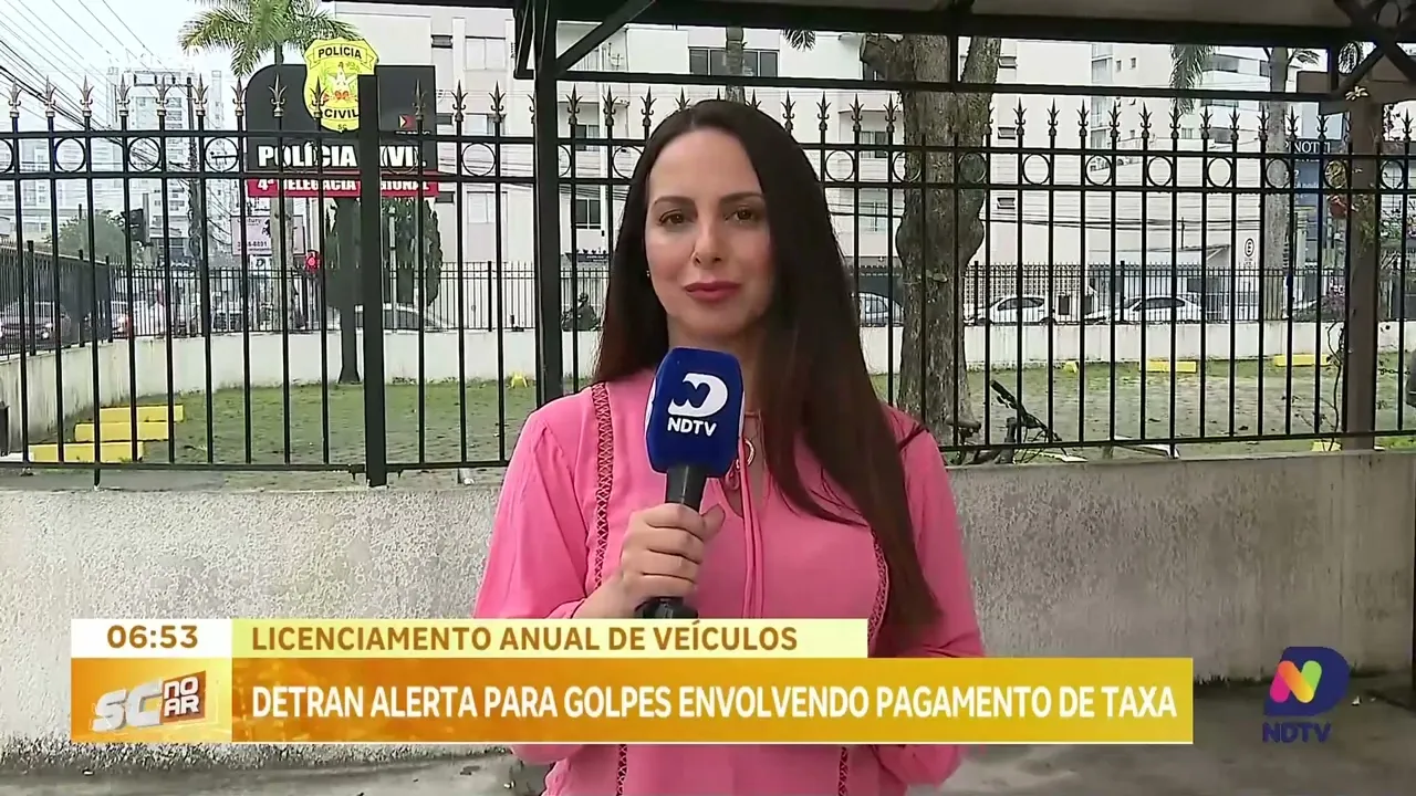 Detran SC alerta para golpe envolvendo pagamento de taxa