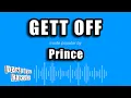 Prince - Gett Off Karaoke Version