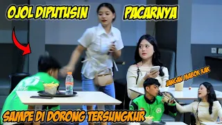 prank ojol getting dumped by boyfriend beautiful girl advises ojol 