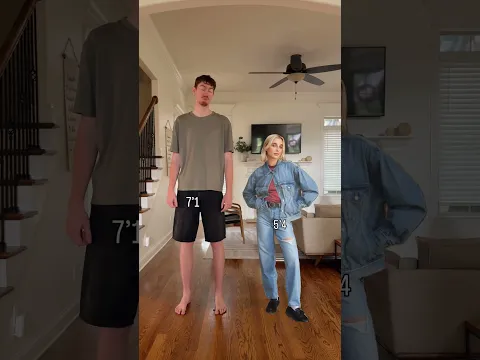 How tall is Emma Chamberlain? #tall #short