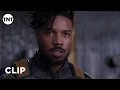 Black Panther Killmonger Challenges T Challa to Ritual Combat CLIP TNT