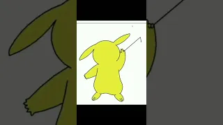 Pikachu character program in python turtle graphics