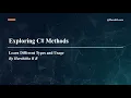 Part 15 - C Tutorial