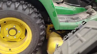 HOW TO John Deere Powerflow Bagger Install John Deere X590