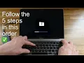 Quickly FIX the Grey Flashing Folder Question Mark on Apple Mac
