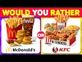 Download Lagu Would You Rather? Snacks \u0026 Junk Food Edition 🍔🍟 | Food Quiz