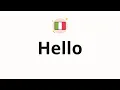 Download Lagu How to pronounce Hello