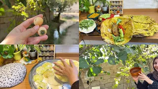 ٧ تموز  نحن الان في قلب الصيف🙂☘️يومياتي الجميله🏡خبز عروك وكباب عروك 🙂‍↔️