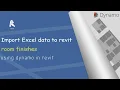 Import Excel data to revit room finishes using dynamo